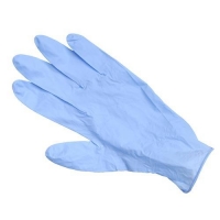 GLOVE IKON VINYL BLUE P/FREE LARGE (100) - Click for more info