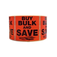 LABEL - BUY BULK & SAVE (Fluro) - Click for more info