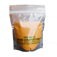 VAC STANDUP POUCH COMPOST ZIP 500g (50) - Click for more info