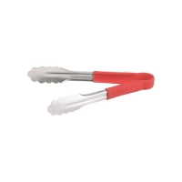 TONG S/S 300mm RED HANDLE - Click for more info