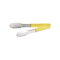 TONG S/S 300mm YELLOW HANDLE - Click for more info