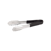 TONG S/S 300mm BLACK HANDLE - Click for more info
