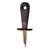 KNIFE OYSTER BLK W/GUARD - Click for more info