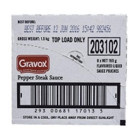 GRAVY - GRAVOX PEPPER STEAK (8x165g)