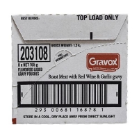 GRAVY - GRAVOX ROAST & RED WINE(8X165g)