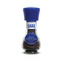 SAXA GRINDER - BLACK PEPPERCORN (6x45g) - Click for more info