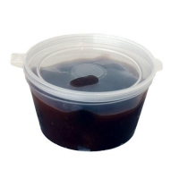 CONTAINER RND 50ML W/HINGED LID 1000 - Click for more info